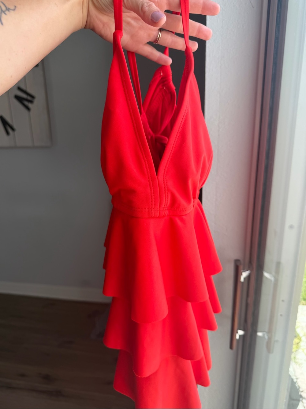 Swim tankini Ruffle Maternity top